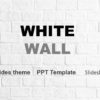 White wall google slides theme Powerpoint template